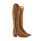 Fairfax & Favor Heeled Regina Suede Boots - Tan - William Powell