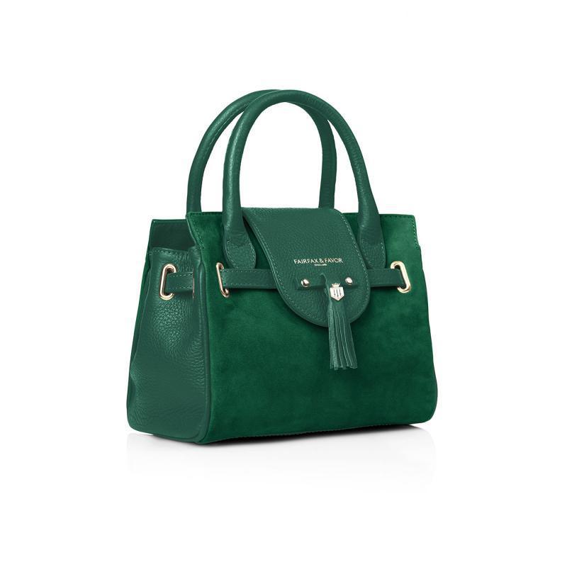 Fairfax & Favor Mini Windsor Handbag - Emerald Green - William Powell