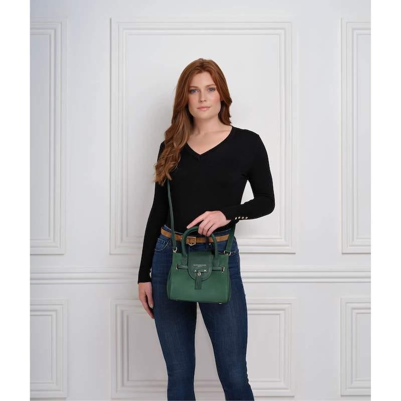 Fairfax & Favor Mini Windsor Handbag - Emerald Green - William Powell
