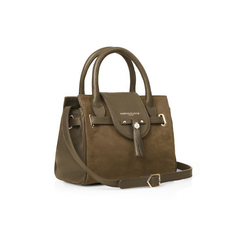 Fairfax & Favor Mini Windsor Handbag - Olive - William Powell