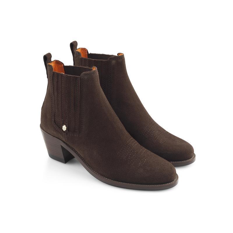 Fairfax & Favor Rockingham Ladies Ankle Boot - Chocolate - William Powell