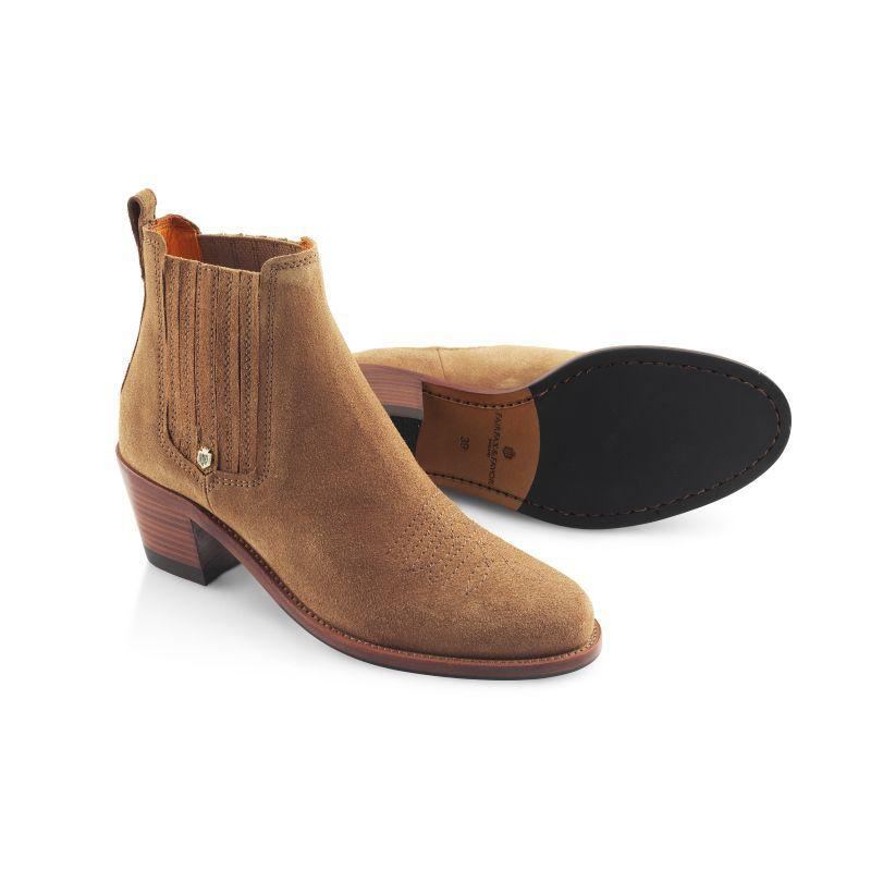 Fairfax & Favor Rockingham Ladies Ankle Boot - Tan - William Powell