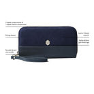 Fairfax & Favor Salisbury Travel Purse - Navy - William Powell