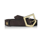 Fairfax & Favor Sennowe Suede Belt - Chocolate - William Powell