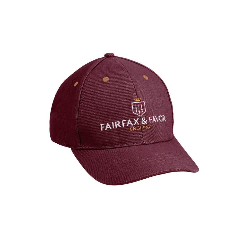 Fairfax & Favor Signature Baseball Cap - Burgundy - William Powell