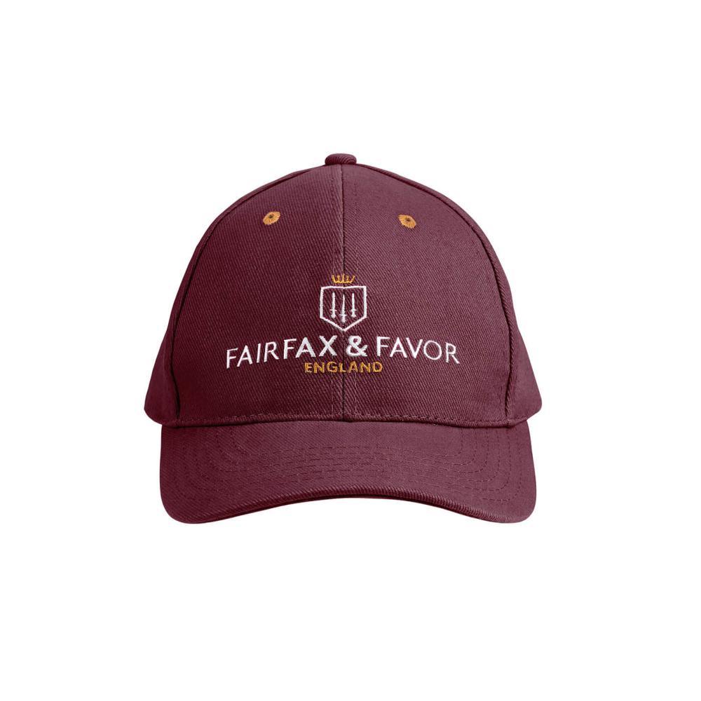 Fairfax & Favor Signature Baseball Cap - Burgundy - William Powell