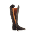 Fairfax & Favor Sporting Fit Regina Suede Boots - Chocolate - William Powell