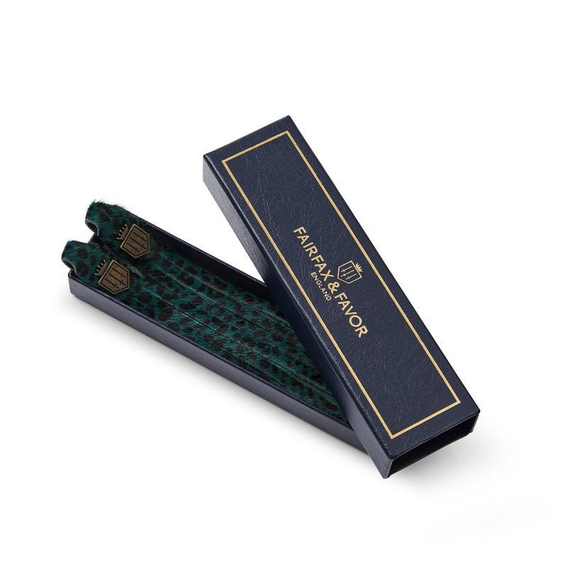 Fairfax & Favor Tassels - Emerald Green Jaguar Haircalf - William Powell