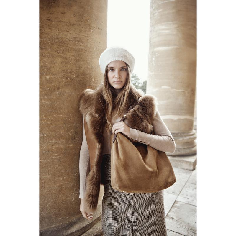 Fairfax & Favor Tetbury Ladies Shoulder Bag - Tan - William Powell
