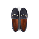 Fairfax & Favor Trinity Loafer Ladies Suede Shoe - Navy - William Powell