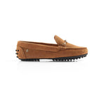 Fairfax & Favor Trinity Loafer Ladies Suede Shoe - Tan - William Powell