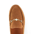 Fairfax & Favor Trinity Loafer Ladies Suede Shoe - Tan - William Powell