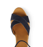 Fairfax & Favor Valencia Ladies Wedge Sandal - Navy - William Powell