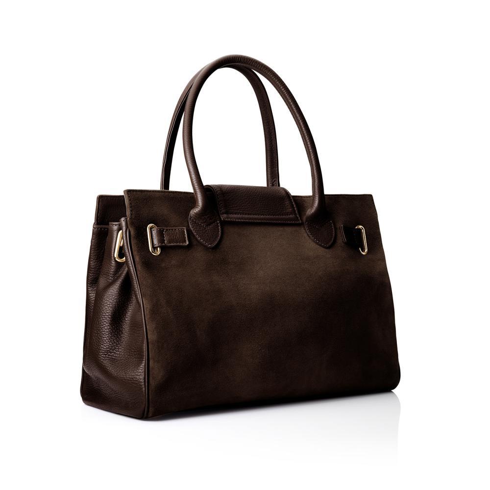 Fairfax & Favor Windsor Handbag - Chocolate - William Powell