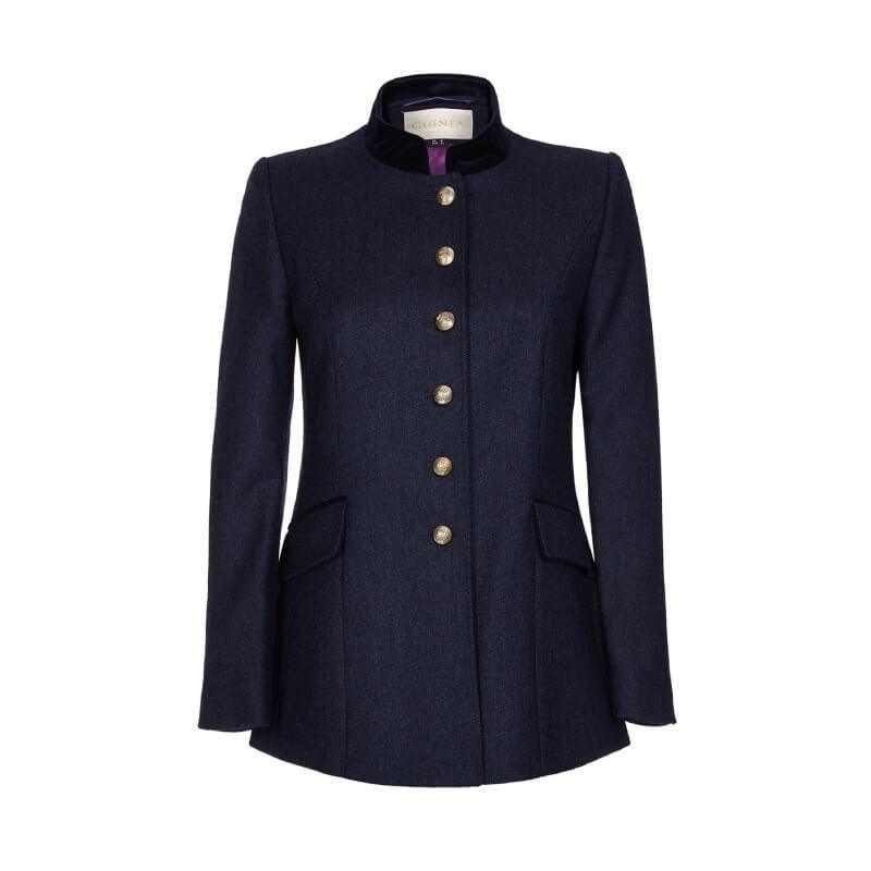 Guinea Newbury Ladies Tweed Jacket - Navy - William Powell
