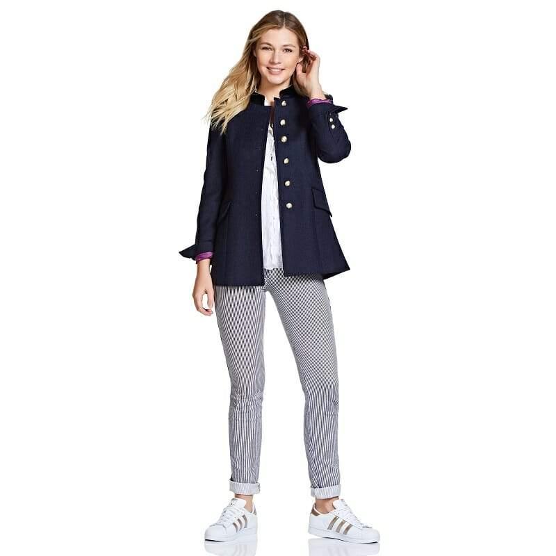 Guinea Newbury Ladies Tweed Jacket - Navy - William Powell