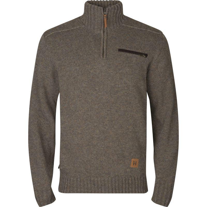 Harkila Annaboda 2.0 HSP™ Mens Windproof 1/4 Zip Jumper - Dark Sand - William Powell