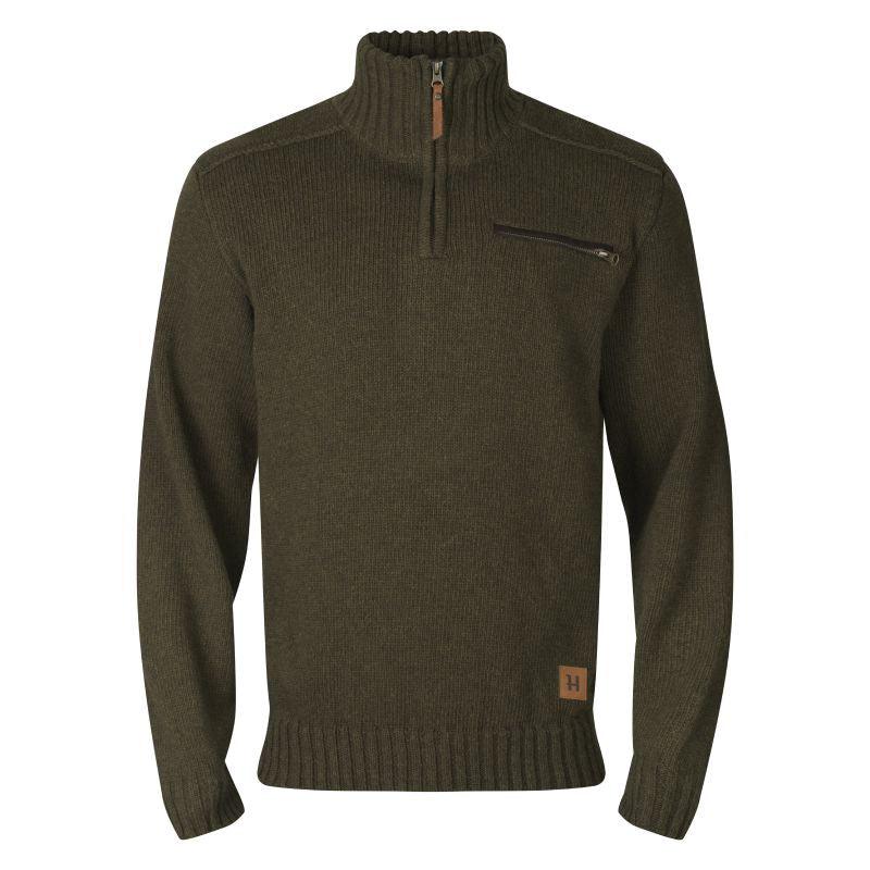 Harkila Annaboda 2.0 HSP™ Mens Windproof 1/4 Zip Jumper - Willow Green - William Powell