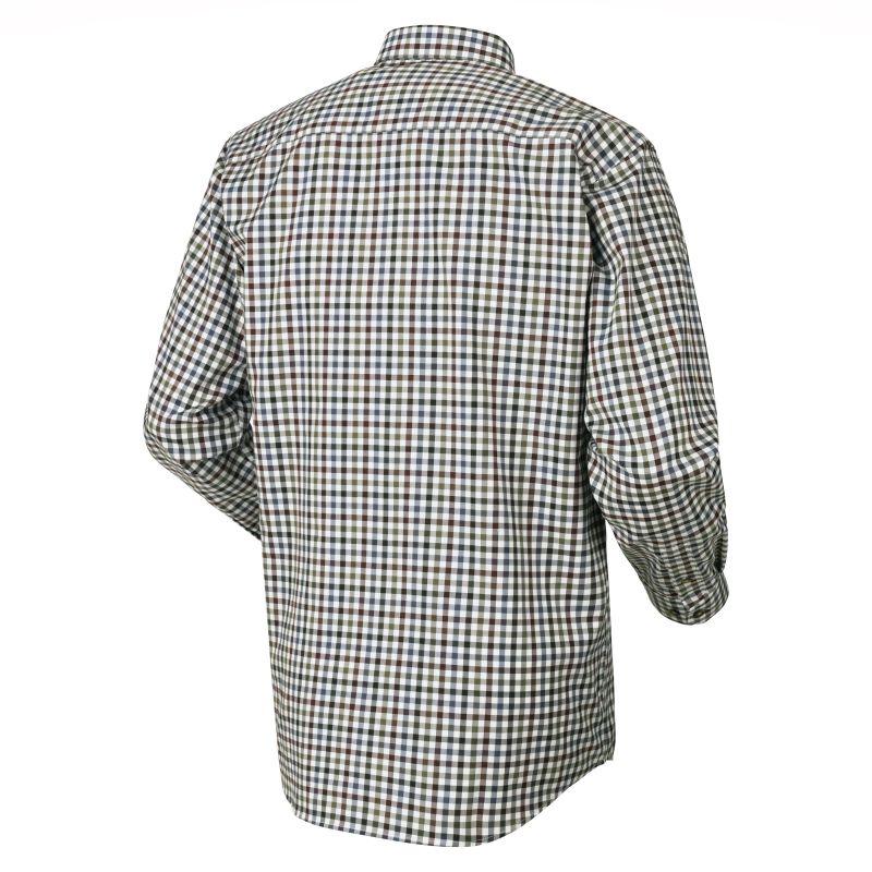 Harkila Milford Mens Cotton Shirt - Burgundy Check - William Powell