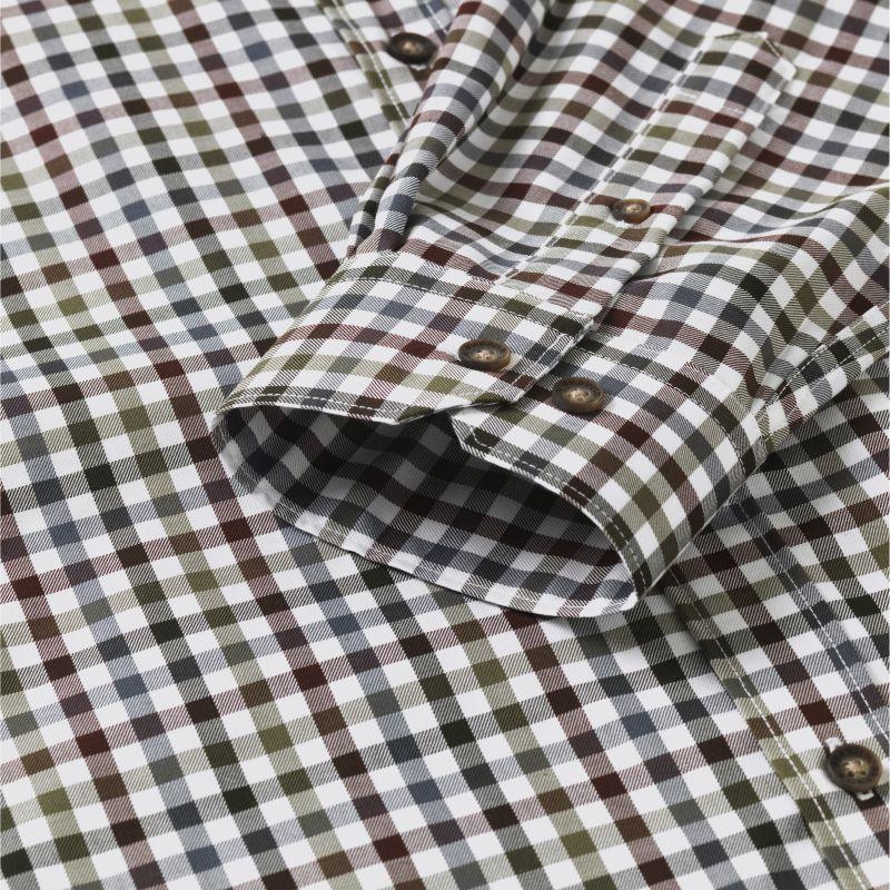 Harkila Milford Mens Cotton Shirt - Burgundy Check - William Powell