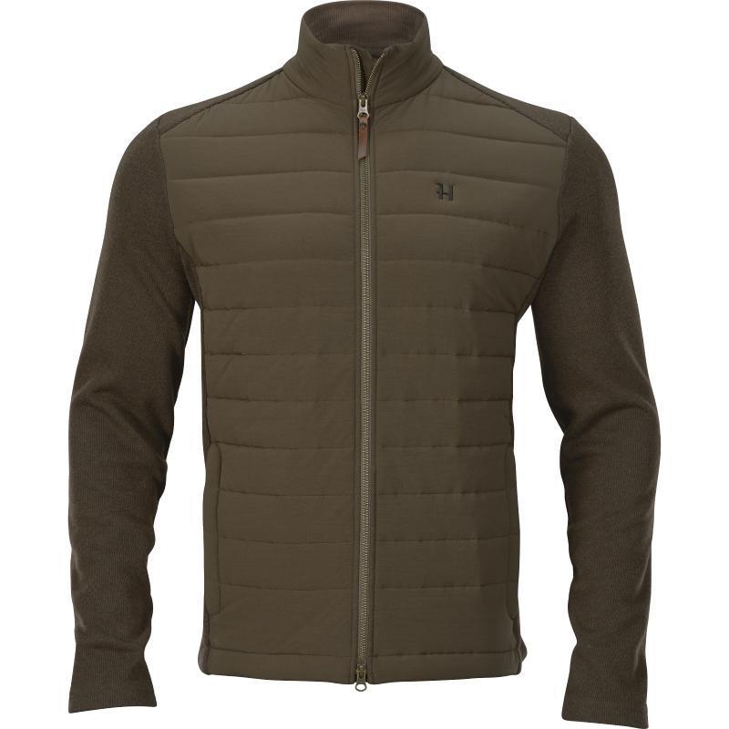 Harkila Retrieve Insulated Mens Full Zip - Dark Warm Olive - William Powell