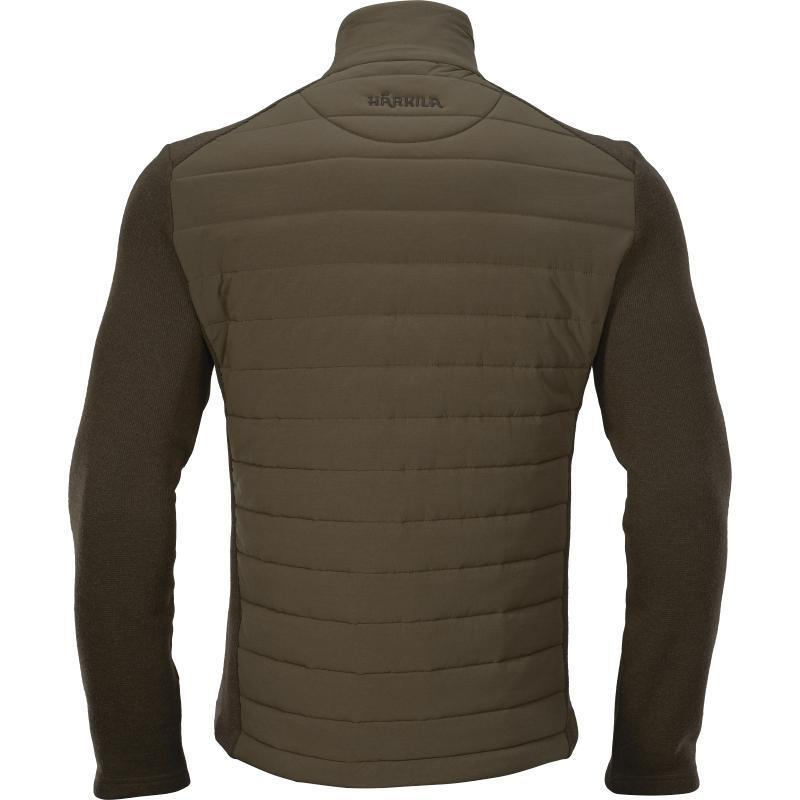 Harkila Retrieve Insulated Mens Full Zip - Dark Warm Olive - William Powell