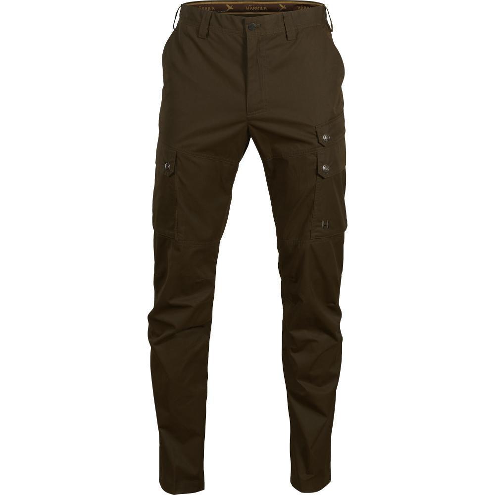 Harkila Retrieve Mens Trousers - Dark Warm Olive - William Powell