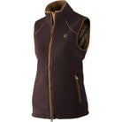 Harkila Sandhem Lady Fleece Waistcoat - Dark Port Melange - William Powell