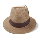 Hicks & Brown Aldeburgh Summer Fedora - Natural & Brown - William Powell