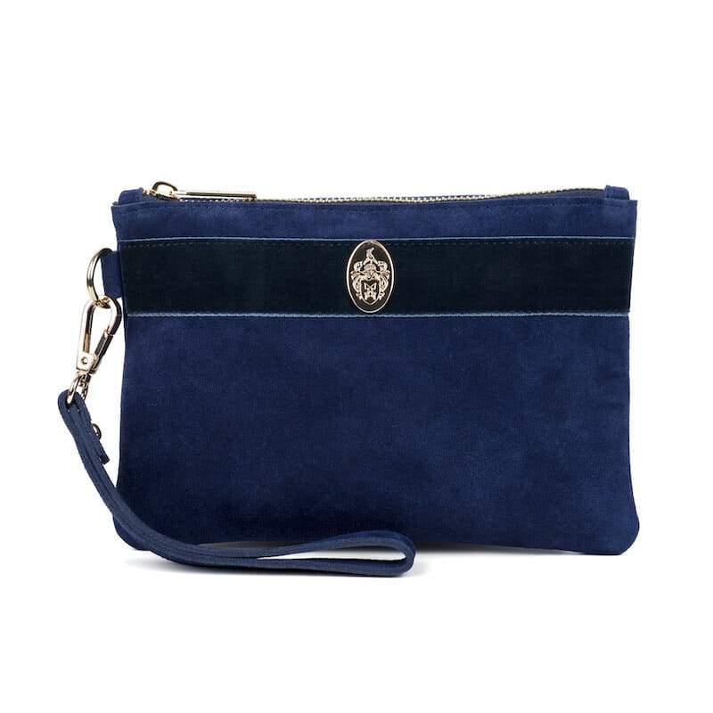 Hicks & Brown Chelsworth Clutch Bag - Navy - William Powell