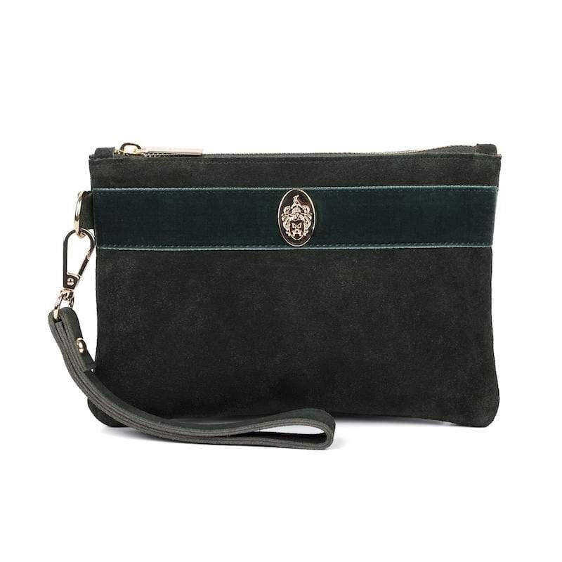 Hicks & Brown Chelsworth Clutch Bag - Olive - William Powell
