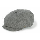 Hicks & Brown Felsham Bakerboy Tweed Cap - Charcoal - William Powell