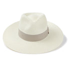 Hicks & Brown Hemley Wide Brimmed Summer Fedora - Cream - William Powell