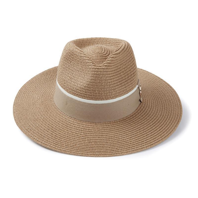 Hicks & Brown Hemley Wide Brimmed Summer Fedora - Natural - William Powell