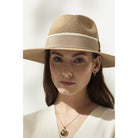 Hicks & Brown Hemley Wide Brimmed Summer Fedora - Natural - William Powell