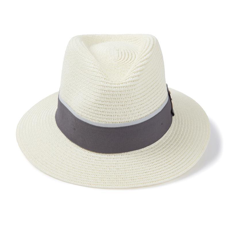 Hicks & Brown Orford Summer Fedora - Charcoal - William Powell