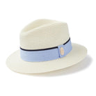 Hicks & Brown Orford Summer Fedora - Cornflower Blue - William Powell