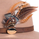 Hicks & Brown Suffolk Gamebird Fedora Hat - Camel - William Powell