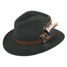 Hicks & Brown Suffolk Gamebird Fedora Hat - Olive - William Powell