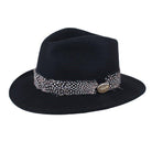 Hicks & Brown Suffolk Guinea Wrap Fedora Hat - Black - William Powell