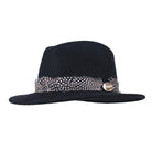 Hicks & Brown Suffolk Guinea Wrap Fedora Hat - Black - William Powell