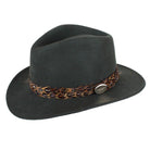 Hicks & Brown Suffolk Pheasant Wrap Fedora Hat - Olive - William Powell