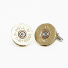 Hicks & Hides 12 Bore Cufflinks - Brass - William Powell