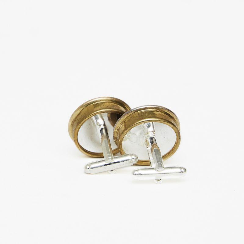 Hicks & Hides 12 Bore Cufflinks - Brass - William Powell