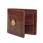 Hicks & Hides 12 Bore Mens Wallet (9.5cm x 12.5cm) - Cognac - William Powell