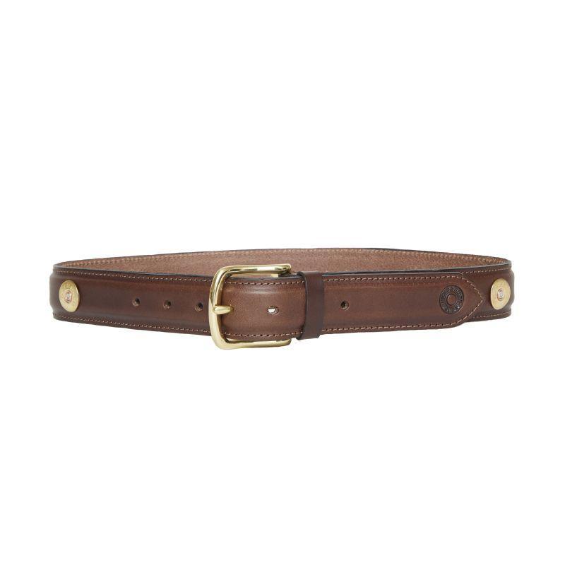 Hicks & Hides Broadway Field Mens Belt - Multi Cartridge - Brown - William Powell