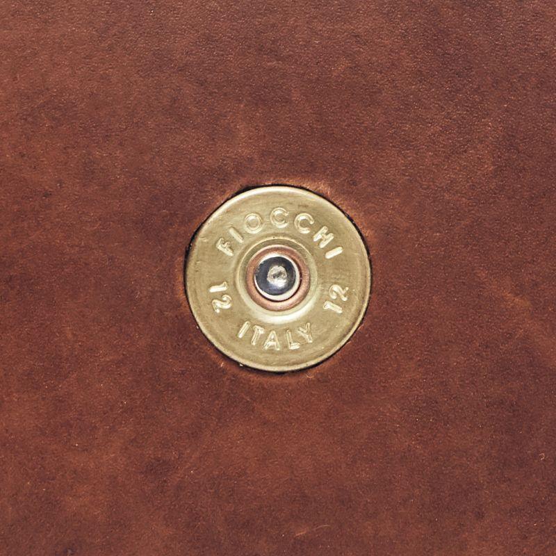 Hicks & Hides Cartridge Ladies Zip Purse (10cm x 19cm) - Cognac - William Powell