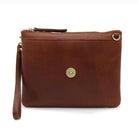 Hicks & Hides Charlton Cartridge Ladies Clutch Bag - Cognac - William Powell