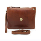 Hicks & Hides Charlton Cartridge Ladies Clutch Bag - Cognac - William Powell