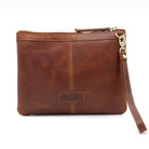 Hicks & Hides Charlton Cartridge Ladies Clutch Bag - Cognac - William Powell